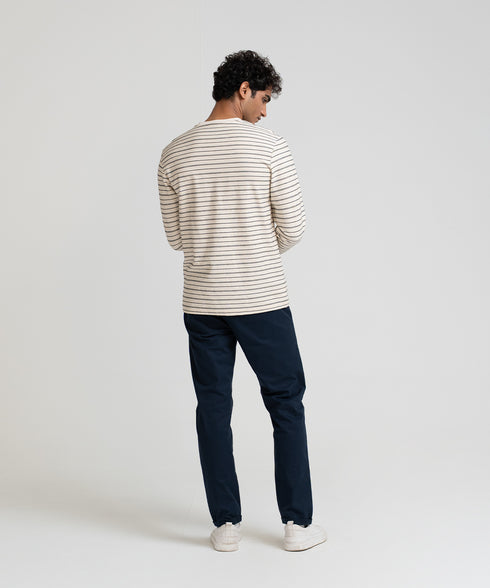 Men's Striped Long Sleeve Tee